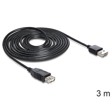 Delock EASY-USB - USB-f&ouml;rl&auml;ngningskabel - USB till USB - 3 m