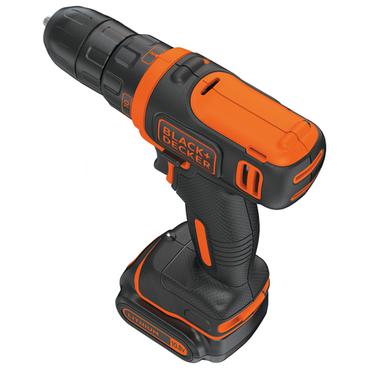 Black & Decker BDCDD12-QW bor N&oslash;glefri Sort, Orange