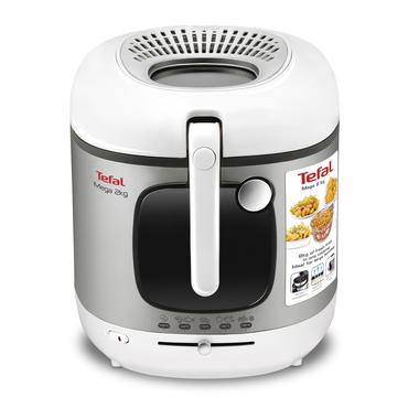 Tefal FR4800 Enkelt Enkeltstående 2100 W Frituregryde Rustfrit stål, Hvid