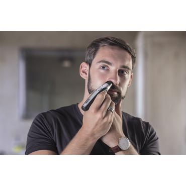 Wahl Travel Kit Deluxe Batteri Sort, Rustfrit st&aring;l