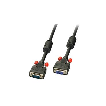 Lindy 36391 VGA kabel 0,5 m VGA (D-Sub) Sort