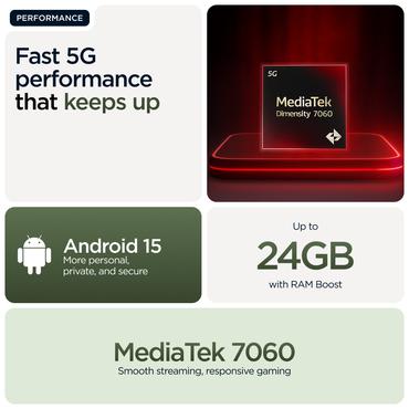 Motorola moto g56 5G 17,1 cm (6.72") Hybrid Dual SIM Android 15 USB Type-C 8 GB 256 GB 5200 mAh Grøn