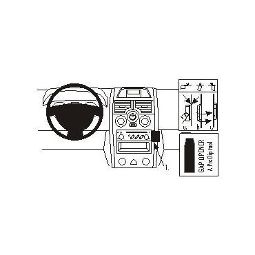 Brodit ProClip Angled mount - montering för mobiltelefon