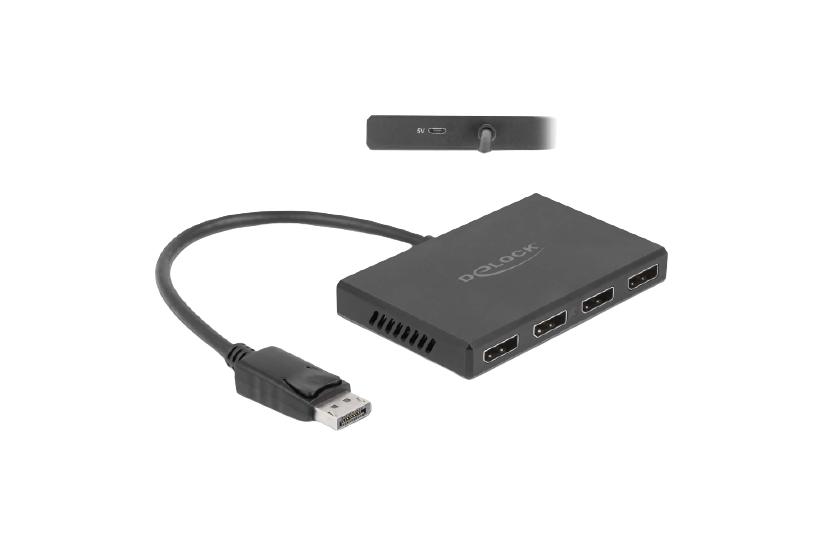 Delock - video-/audiosplitter - 4 porte