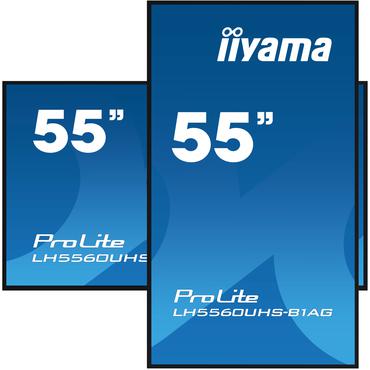 iiyama ProLite LH5560UHS-B1AG 55" Klasse (54.6" til at se) LED-bagbelyst LCD paneldisplay