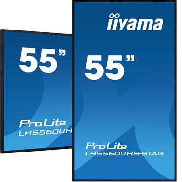 iiyama ProLite LH5560UHS-B1AG 55" Klasse (54.6" til at se) LED-bagbelyst LCD paneldisplay
