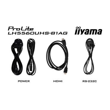 iiyama ProLite LH5560UHS-B1AG 55" Klasse (54.6" til at se) LED-bagbelyst LCD paneldisplay