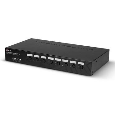 Lindy 39540 KVM Switch Stativ-montering Sort