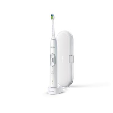 Philips Sonicare ProtectiveClean 6100 HX6877 - tandborste - vitt/silver