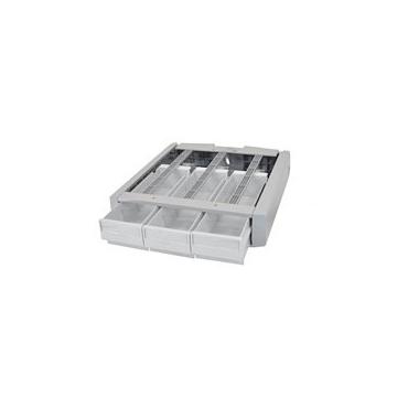 Ergotron StyleView Supplemental Storage Drawer, Triple monteringskomponent - gr&aring;, vit