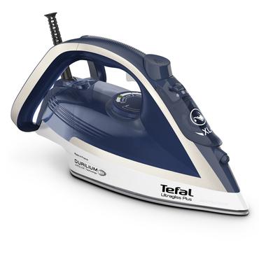 Tefal Ultimate Pure FV6812 Dampstrygejern 2800 W Bl&aring;, S&oslash;lv