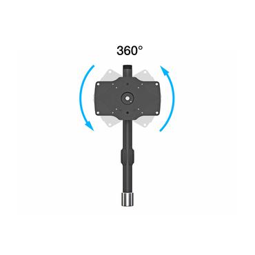 Multibrackets M VESA Desktopmount Single Stand Expansion Kit monteringskomponent - för LCD-display - svart