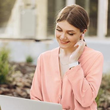 Hama Freedom Buddy II Headset True Wireless Stereo (TWS) I ørerne Opkald/musik Bluetooth Lyserød