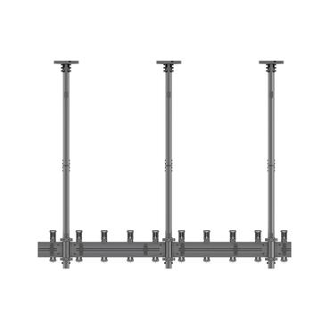 Multibrackets M Pro Series MBC5X1UP monteringssats - sida-vid-sida - för menytavla/5 LCD-displayer - svart