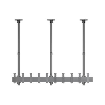 Multibrackets M Pro Series MBC5X1UP monteringssats - sida-vid-sida - för menytavla/5 LCD-displayer - svart