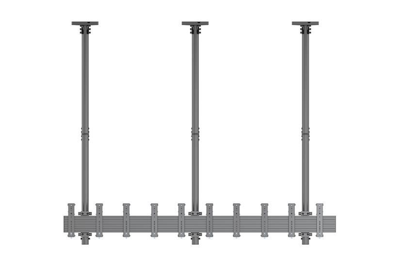 Multibrackets M Pro Series MBC5X1UP monteringssats - sida-vid-sida - för menytavla/5 LCD-displayer - svart
