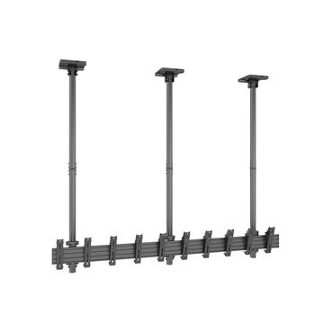 Multibrackets M Pro Series MBC5X1UP monteringssats - sida-vid-sida - för menytavla/5 LCD-displayer - svart