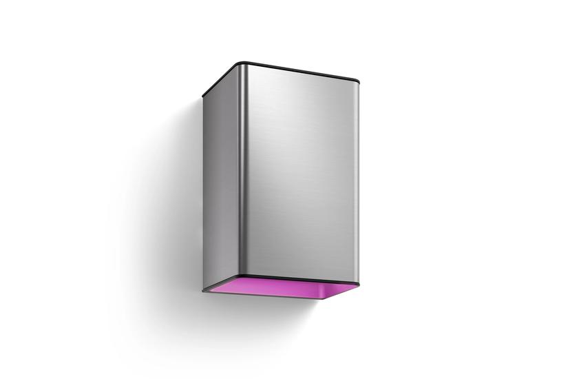 Philips Hue White and Color Ambiance Resonate - vägglampa - LED x 2 - 8 W - 2000-6500 K - rostfritt stål