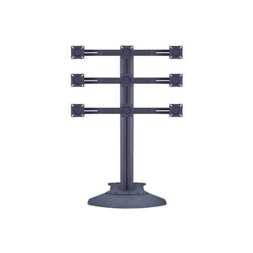 Multibrackets M Public Display Stand Triple Screen Mount monteringssats - för platt panel - svart