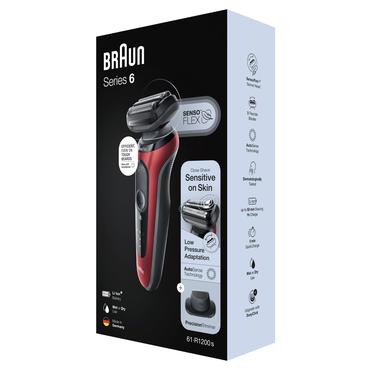 Braun - Shaver Series 6 61-R1200s - Red