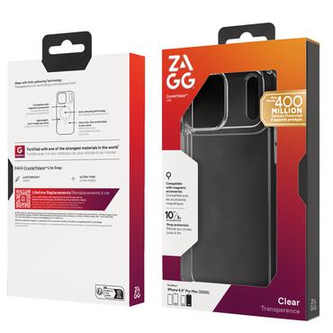 ZAGG Crystal Palace Lite mobiltelefon etui 17,5 cm (6.9") Cover Transparent