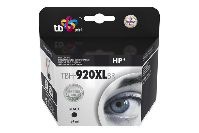 TB - svart - kompatibel - &aring;teranv&auml;nd - bl&auml;ckpatron (alternativ f&ouml;r: HP CD975AE)