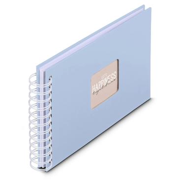 Hama 00009860 fotoalbum og arkbeskyttelse Bl&aring; 50 ark Spiral indbinding