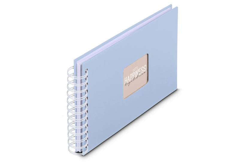 Hama 00009860 fotoalbum og arkbeskyttelse Bl&aring; 50 ark Spiral indbinding