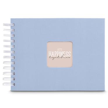 Hama 00009860 fotoalbum og arkbeskyttelse Bl&aring; 50 ark Spiral indbinding