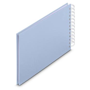 Hama 00009860 fotoalbum og arkbeskyttelse Bl&aring; 50 ark Spiral indbinding