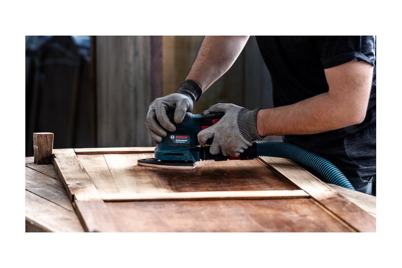 Bosch Expert M480 Net - sandpappersark - f&ouml;r plast, gipsv&auml;gg, mjukt tr&auml;, h&aring;rdtr&auml;, m&aring;lning, fanerat tr&auml;, gipsskiva, m&aring;lning p&aring; tr&auml; - 10 stycken.