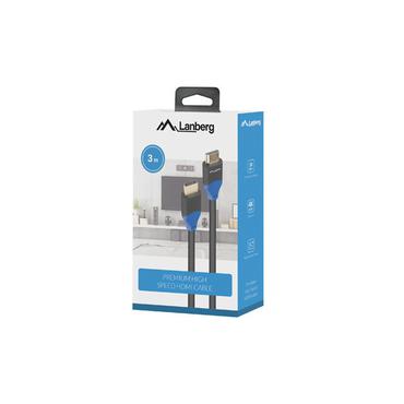Lanberg CA-HDMI-15CU-0030-BK HDMI-kabel 3 m HDMI Type A (Standard) Sort