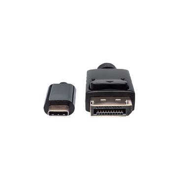 Manhattan 152471 videokabel adapter 1 m USB Type-C DisplayPort Sort
