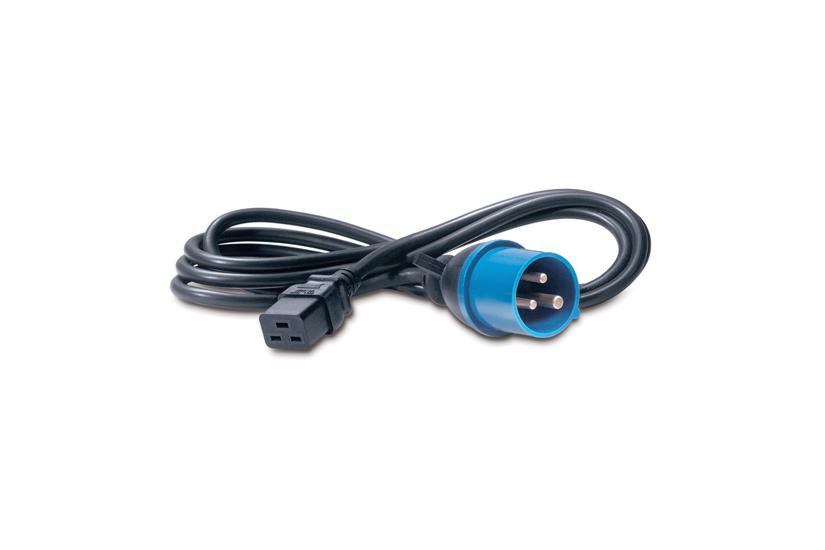 APC - str&ouml;mkabel - IEC 60320 C19 till IEC 60309 - 2.5 m