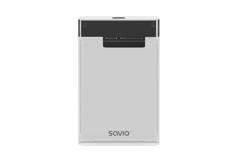 Savio 2.5  External HDD/SSD enclosure  USB 3.0  transparent  AK-66