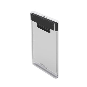 Savio 2.5  External HDD/SSD enclosure  USB 3.0  transparent  AK-66