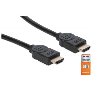 Manhattan 355346 HDMI-kabel 1,8 m HDMI Type A (Standard) Sort