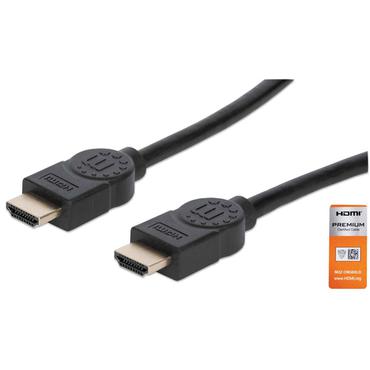 Manhattan 355346 HDMI-kabel 1,8 m HDMI Type A (Standard) Sort