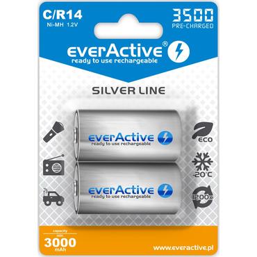 Everactive EVHRL14-3500 husholdningsbatteri Genopladeligt batteri C Nikkel-Metalhydrid (NiMH)