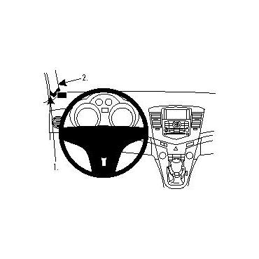 Brodit ProClip Left mount - beslag til montering