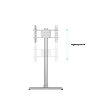 Multibrackets M Display Stand 180 Single st&auml;ll - f&ouml;r platt panel - silver
