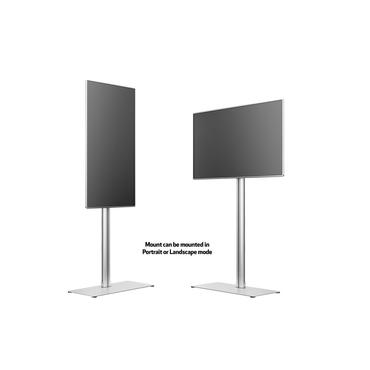 Multibrackets M Display Stand 180 Single st&auml;ll - f&ouml;r platt panel - silver