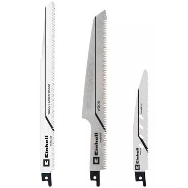 Einhell Saber saw blade set wood, metal, rechargeable battery, 3 pieces