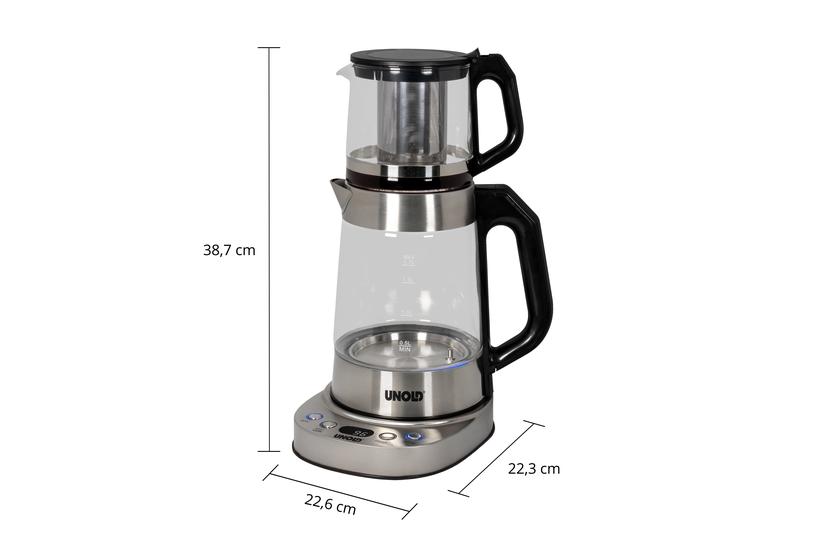 Unold 18215 Samowar Selin elkedel 1,7 L 1800 W Rustfrit stål