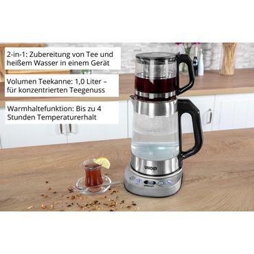 Unold 18215 Samowar Selin elkedel 1,7 L 1800 W Rustfrit stål