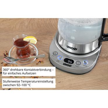 Unold 18215 Samowar Selin elkedel 1,7 L 1800 W Rustfrit stål