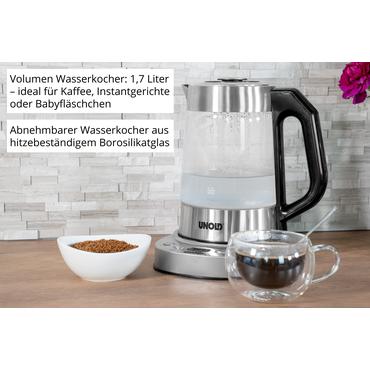 Unold 18215 Samowar Selin elkedel 1,7 L 1800 W Rustfrit stål