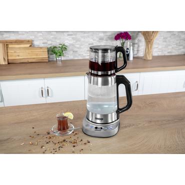 Unold 18215 Samowar Selin elkedel 1,7 L 1800 W Rustfrit stål