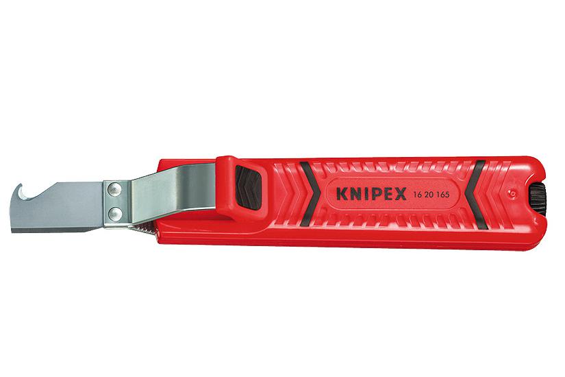 Knipex 16 20 165 SB kabelstripper R&oslash;d