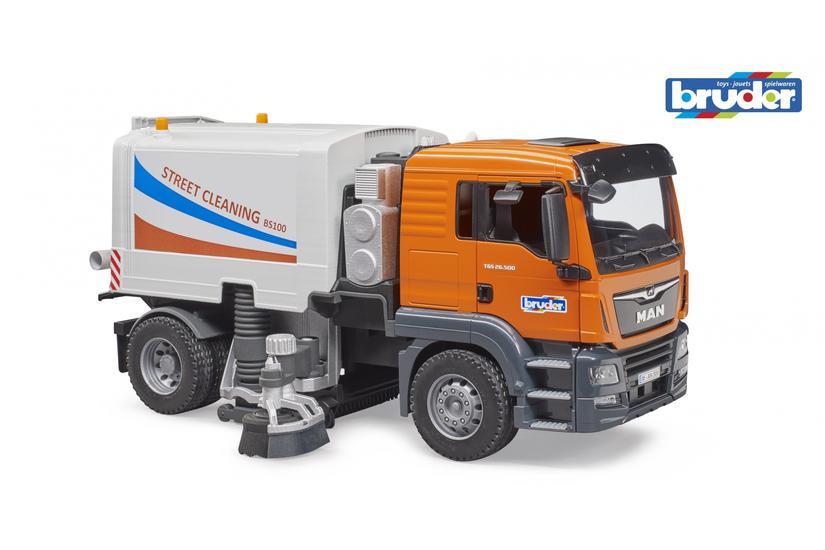 BRUDER MAN TGS truck street cleaning - 03780